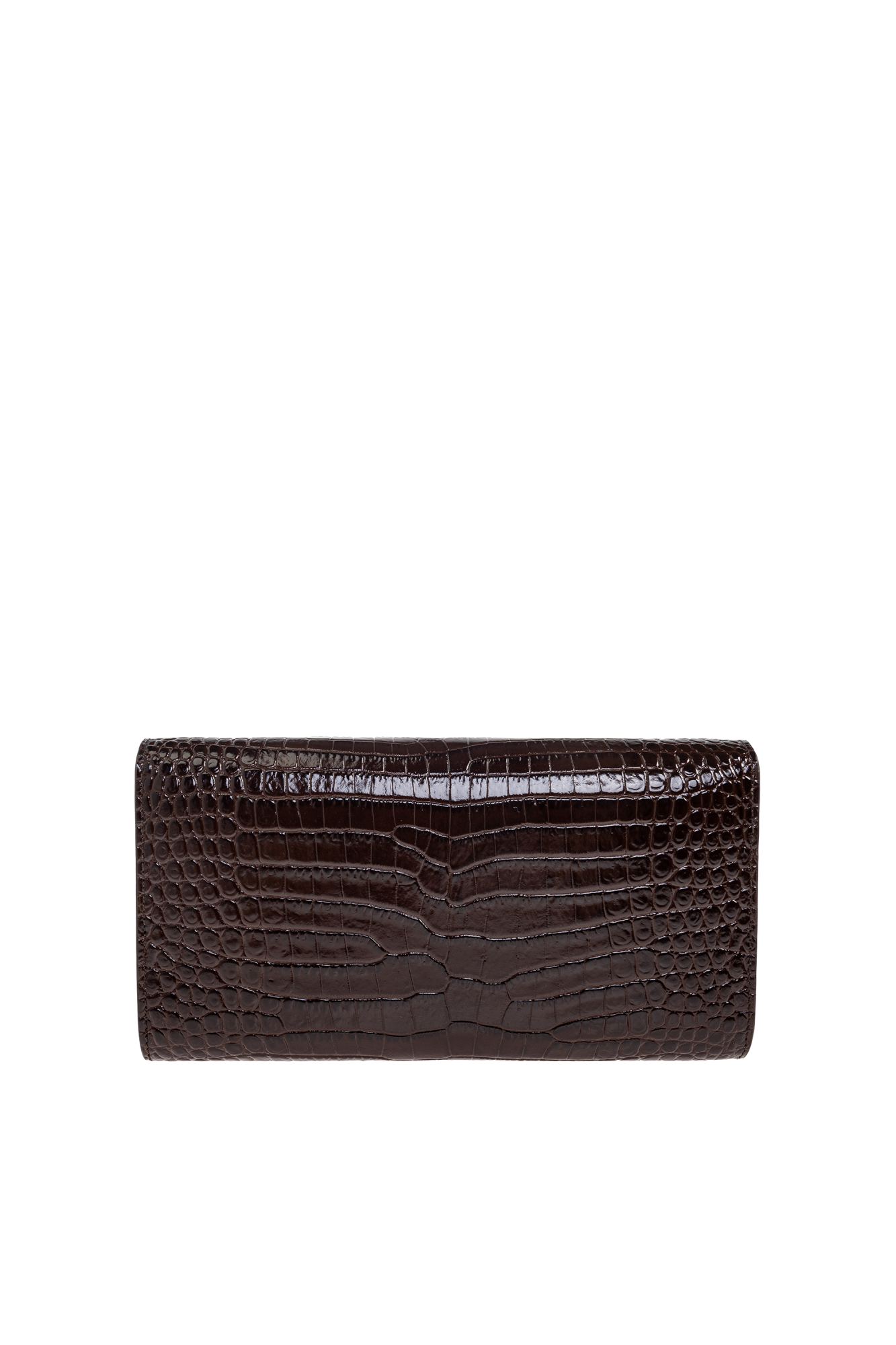 ショルダーバッグ・ポシェット JIMMY CHOO Chocolate Leather Emmie Clutch Jimmy Choo Clutch